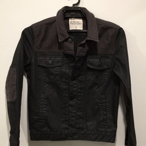waxed denim jacket mens